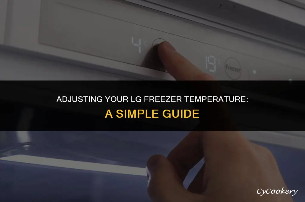 how to change freezer temp on lg refrigerator