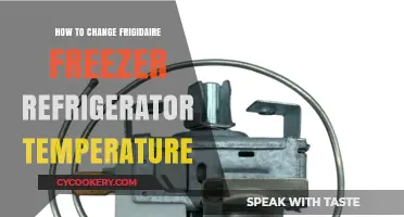 Adjusting Your Frigidaire Freezer Refrigerator Temperature: A Step-by-Step Guide