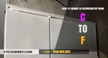 Easy Steps to Switch Your GE Fridge from Celsius to Fahrenheit