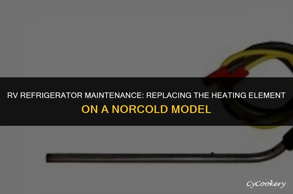 how to change heating element on norcold rv refrigerator