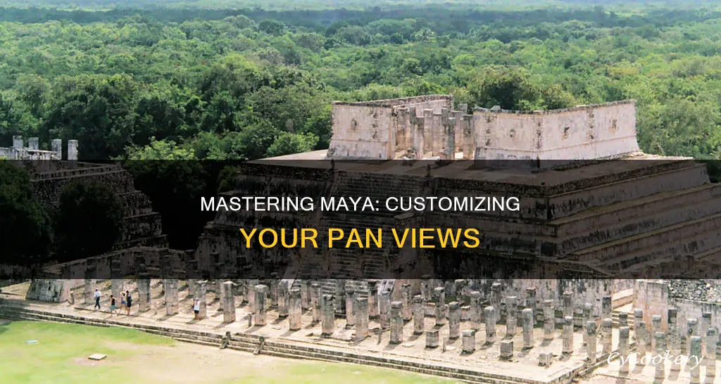 how to change how to pan in maya