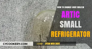 Easy Steps to Replace a Light Bulb in Your Artic Small Refrigerator