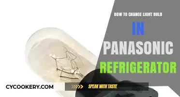 Effortlessly Replace Your Panasonic Refrigerator Light Bulb: A Simple Guide