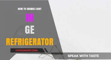 Easy Steps to Change Light in Your GE Refrigerator