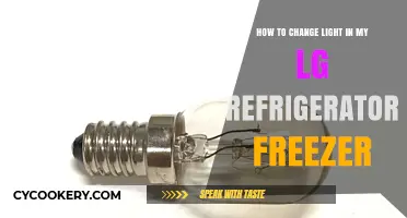 Easy Steps to Change the Light in Your LG Refrigerator Freezer