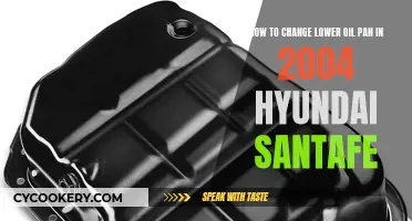 Changing the Lower Oil Pan in a 2004 Hyundai Santa Fe