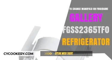 Revamping Your Frigidaire Gallery FGSS2365TF0: A Manifold Replacement Guide
