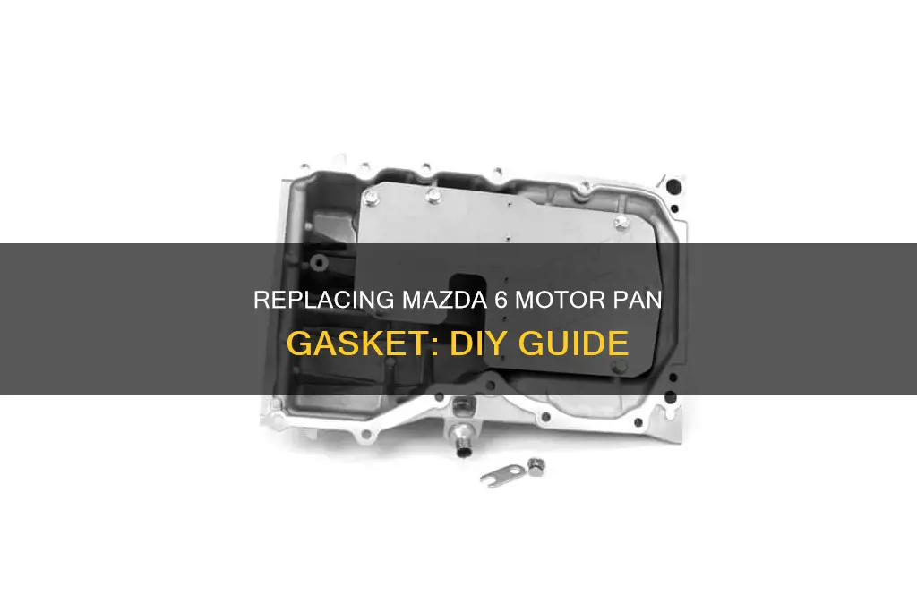 how to change motor pan gasket mazda 6