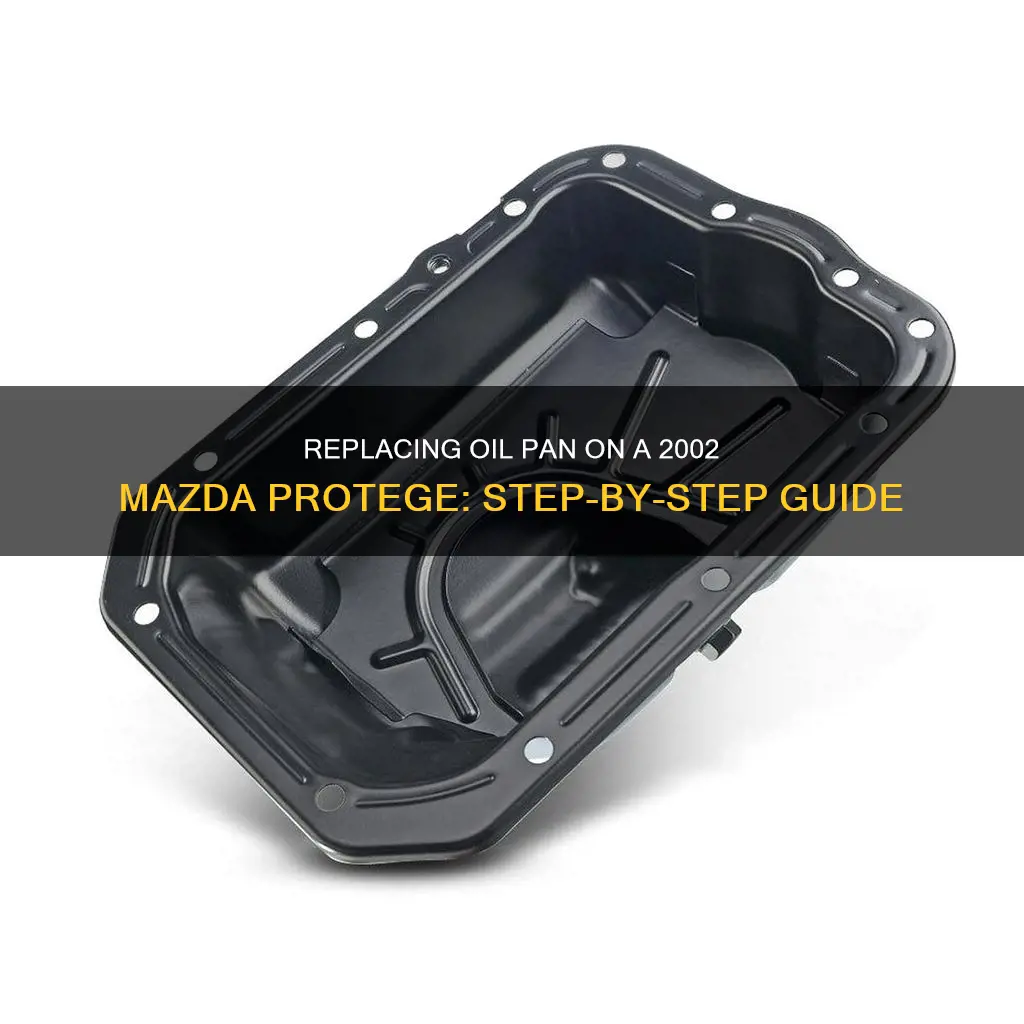 how to change oil pan 2002 mazda protege