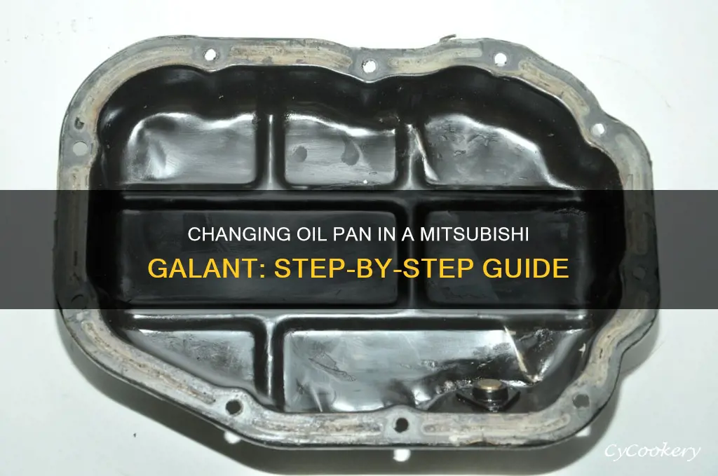 how to change oil pan 2009 mitsubishi galant