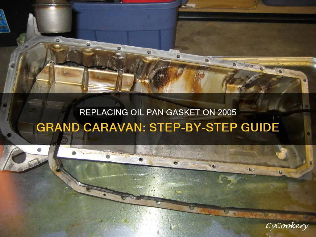 how to change oil pan gasket 2005 grand caravan