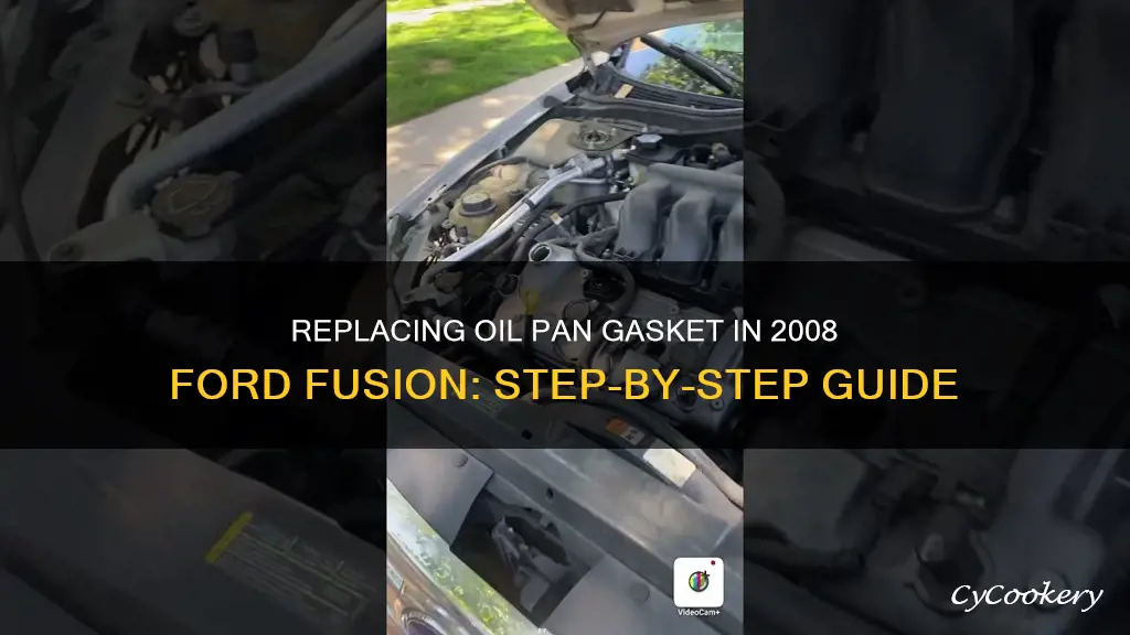 how to change oil pan gasket 2008 ford fusion