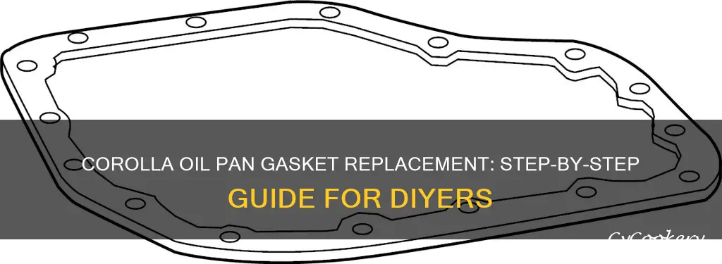 how to change oil pan gasket 99 corrola