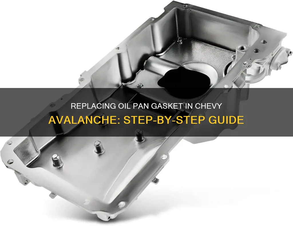 how to change oil pan gasket chevy avalanche