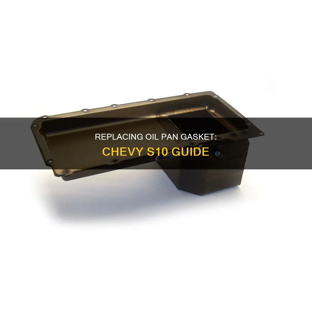 how to change oil pan gasket chevy s10