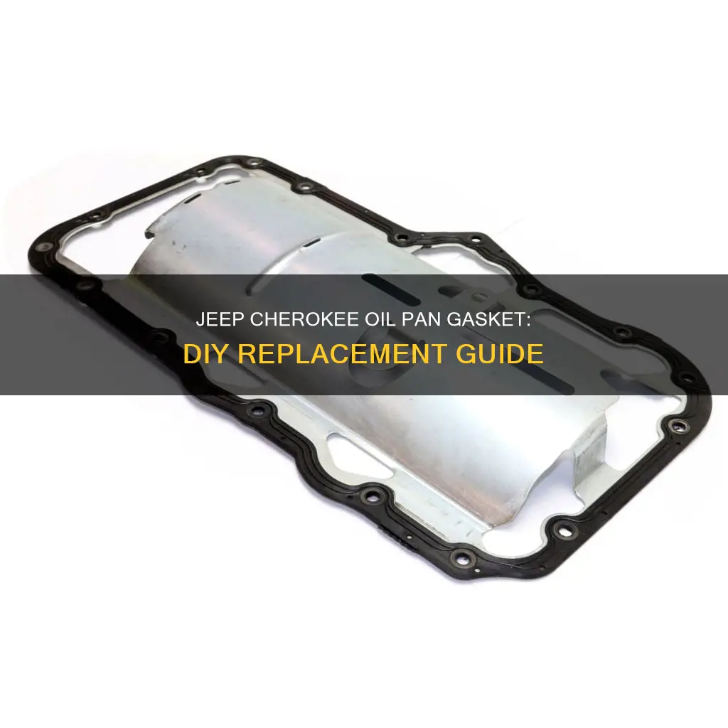 how to change oil pan gasket jeep cherokee