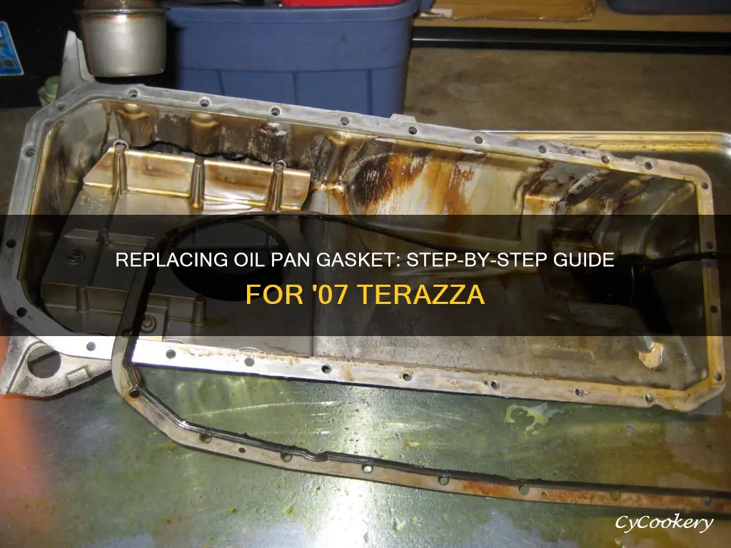 how to change oil pan gasket on 07 terazza