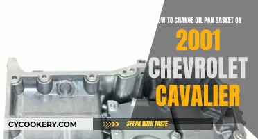 Replacing Oil Pan Gasket: 2001 Chevrolet Cavalier Guide