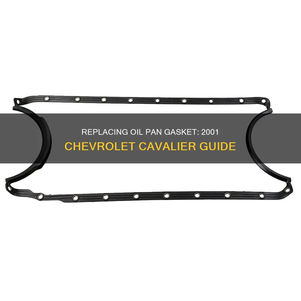 how to change oil pan gasket on 2001 chevrolet cavalier