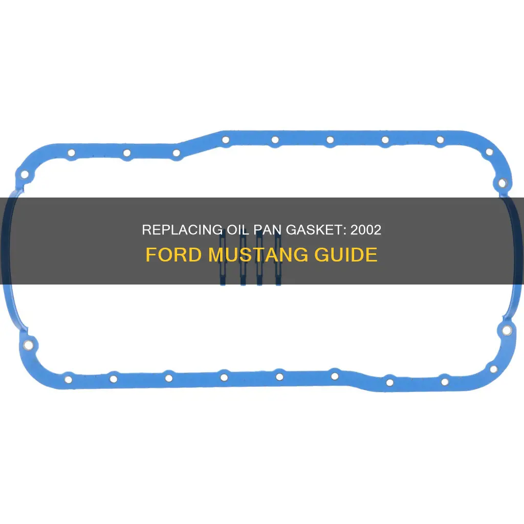 how to change oil pan gasket on 2002 ford mustang