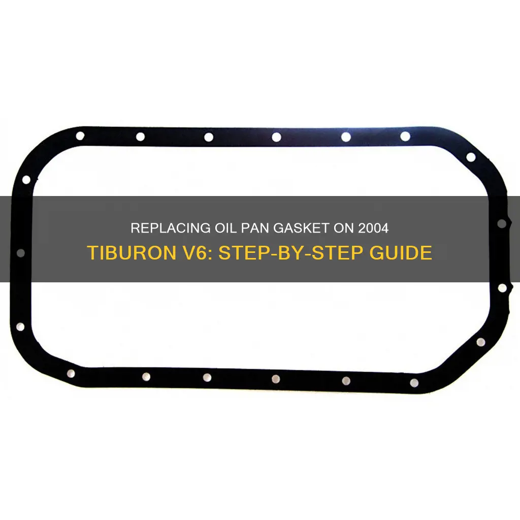 how to change oil pan gasket on 2004 tiburon v6