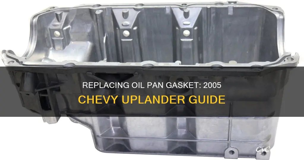 how to change oil pan gasket on 2005 chevy uplander