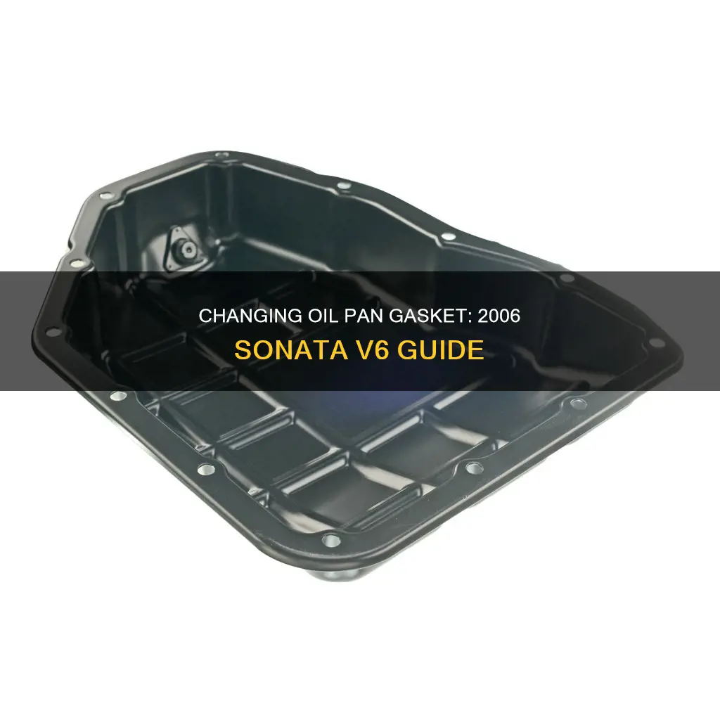 how to change oil pan gasket on 2006 sonata v6