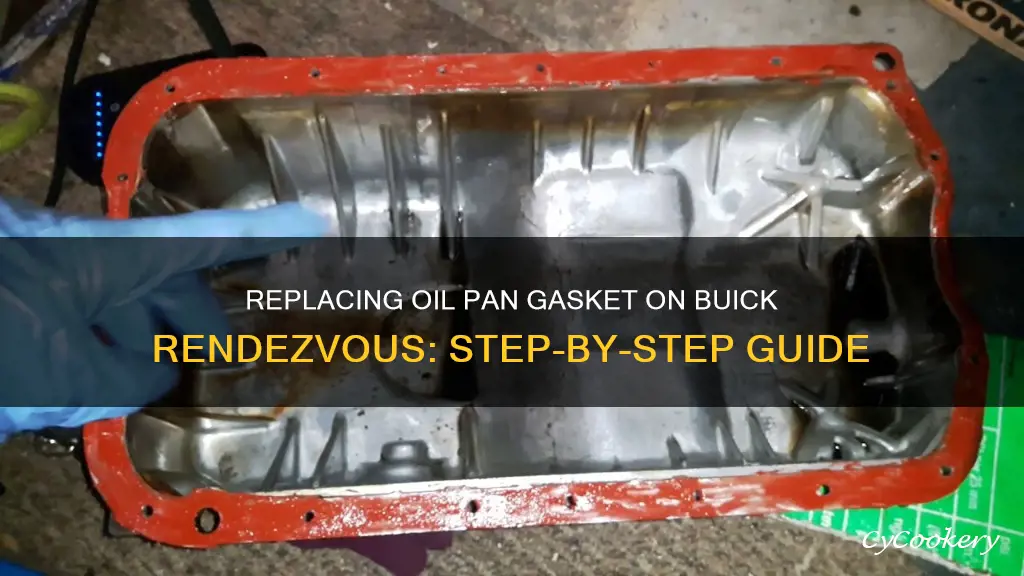 how to change oil pan gasket on buick rendezvous