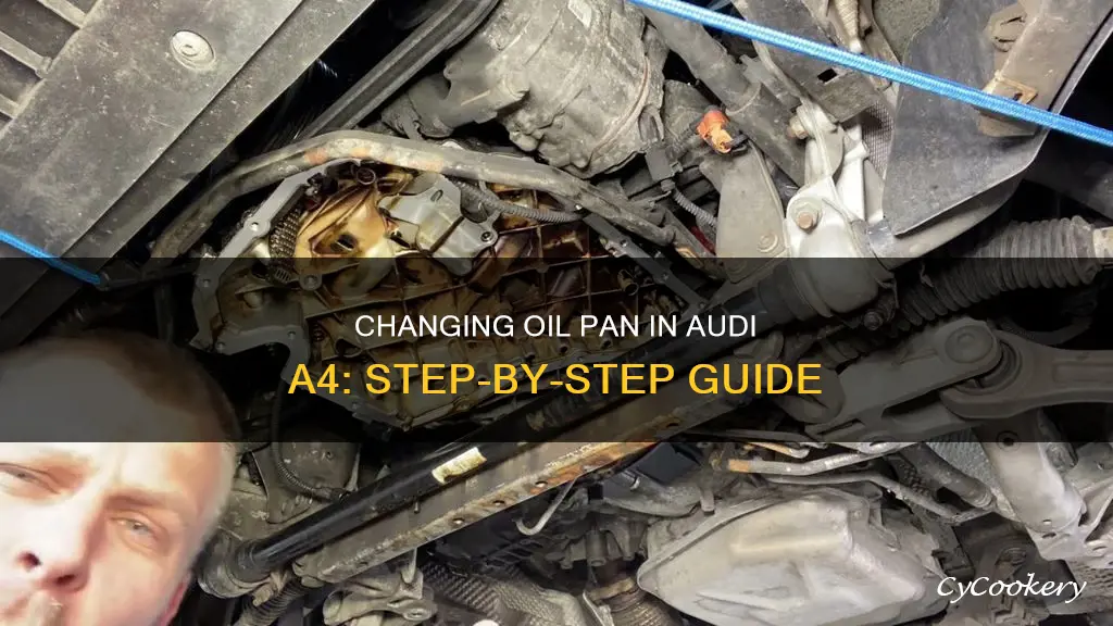 how to change oil pan in 02 audi a4 3.0