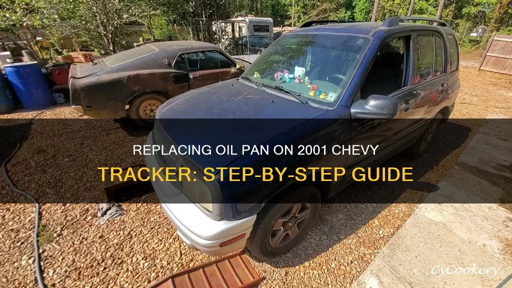 how to change oil pan on 2001 chevy tracker