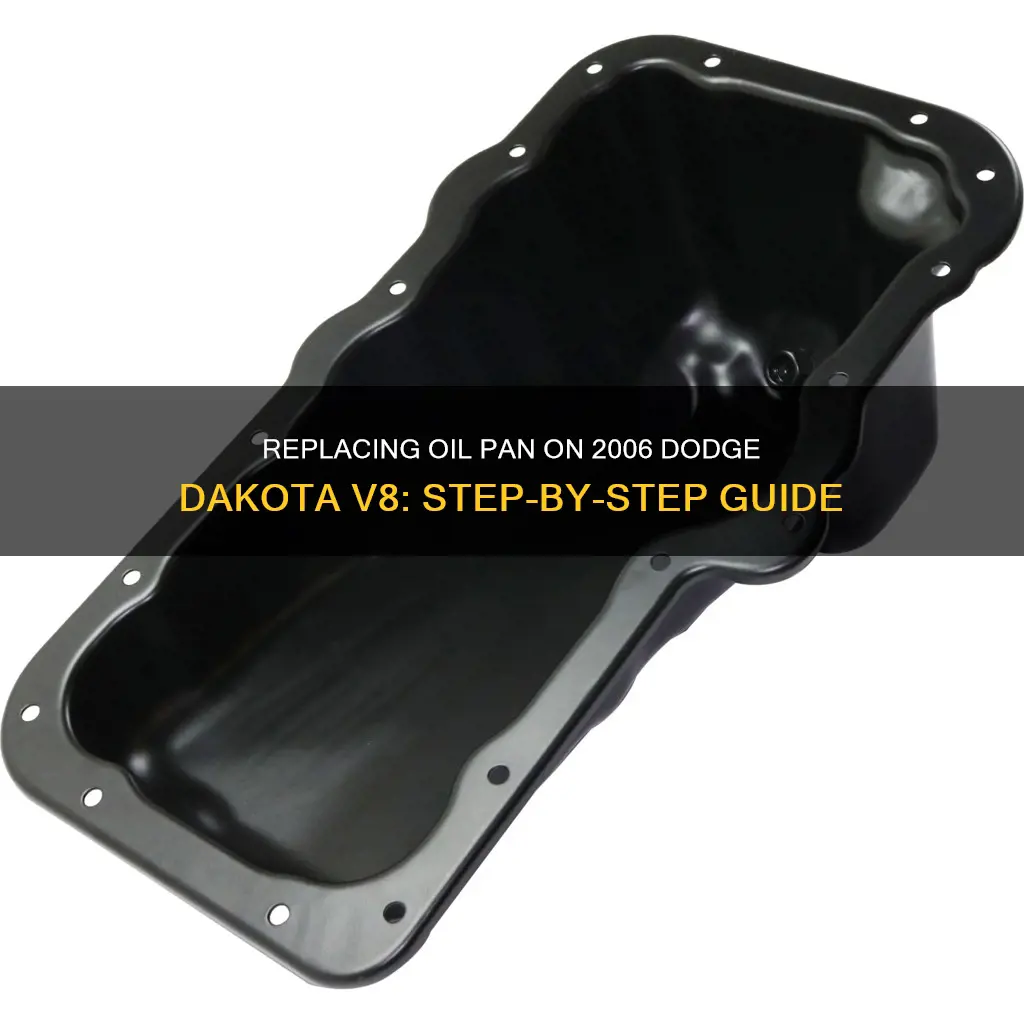 how to change oil pan on 2006 dodge dakota v8