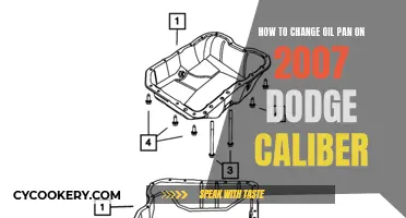 Replacing Oil Pan on 2007 Dodge Caliber: Step-by-Step Guide