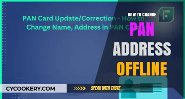 Pan Card Address Change: Offline Method Explained