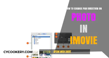 Adjusting Pan Direction in iMovie: Quick Photo Edits
