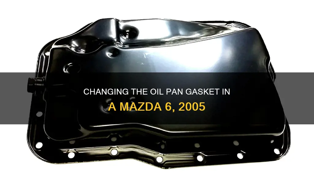 how to change pan motor oil gasket mazda 6 2005