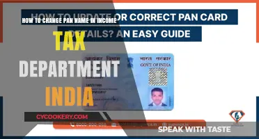 Easy Guide: Update Your PAN Name with Income Tax Department