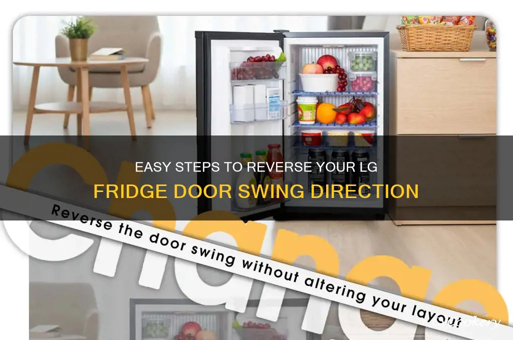 how to change refrigerator door swing lg