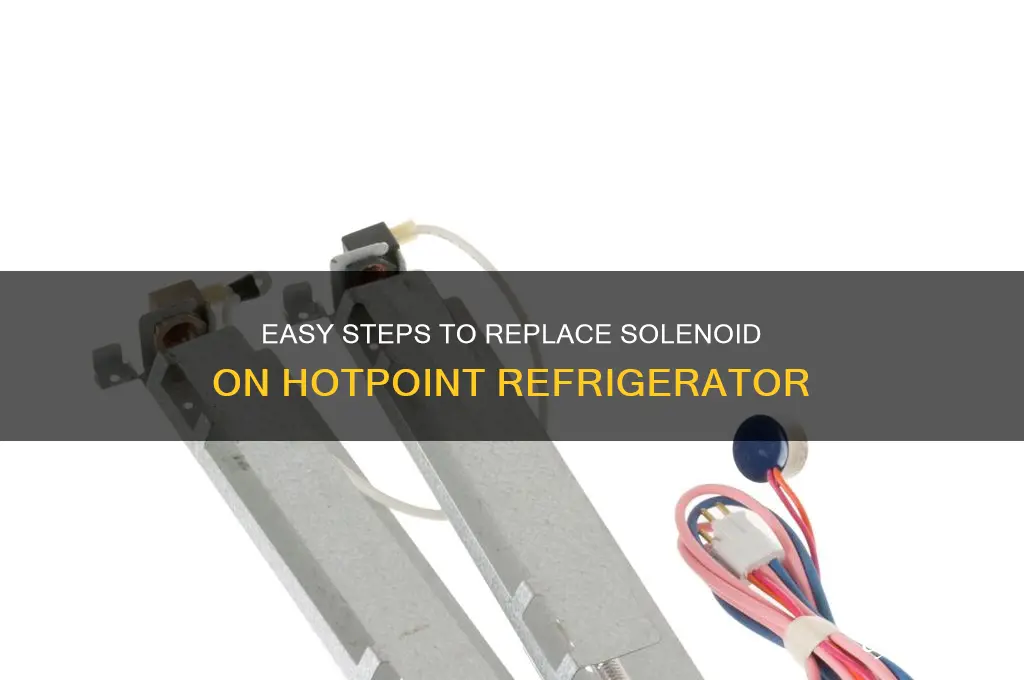 how to change solenoid on hotpoint refrigerator