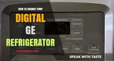 Quick Guide to Adjusting Your GE Refrigerator's Digital Temp Settings