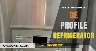 Easy Steps to Adjust Temperature on GE Profile Refrigerator