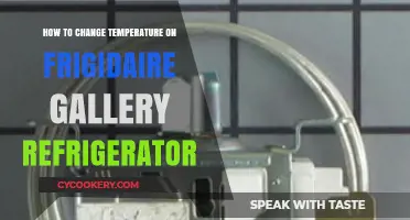 Mastering Your Frigidaire Gallery Fridge: A Guide to Temperature Adjustment