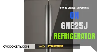 Adjusting Your Gne25j Refrigerator Temperature: A Simple Step-by-Step Guide