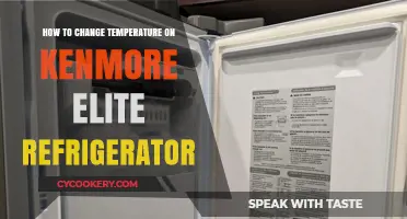 Mastering Your Kenmore Elite: A Guide to Temperature Adjustment