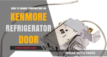 Easy Steps to Adjust Temperature on Kenmore Fridge Door