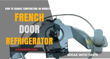 Mastering Your Whirlpool French Door Refrigerator's Temperature Settings