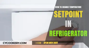 Easy Steps to Adjust Your Refrigerator's Temperature Setpoint