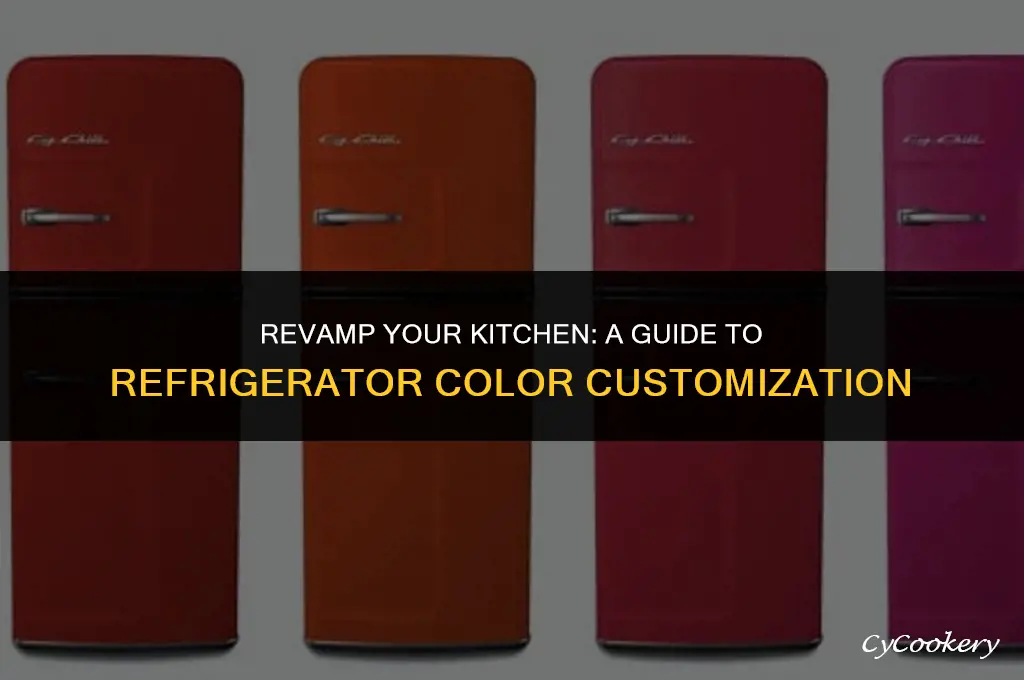 how to change the color of a refrigerator