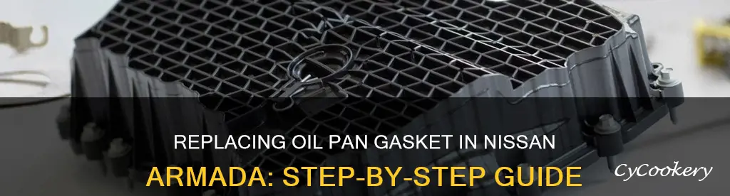 how to change the oil pan gasket 2005 nissan armada