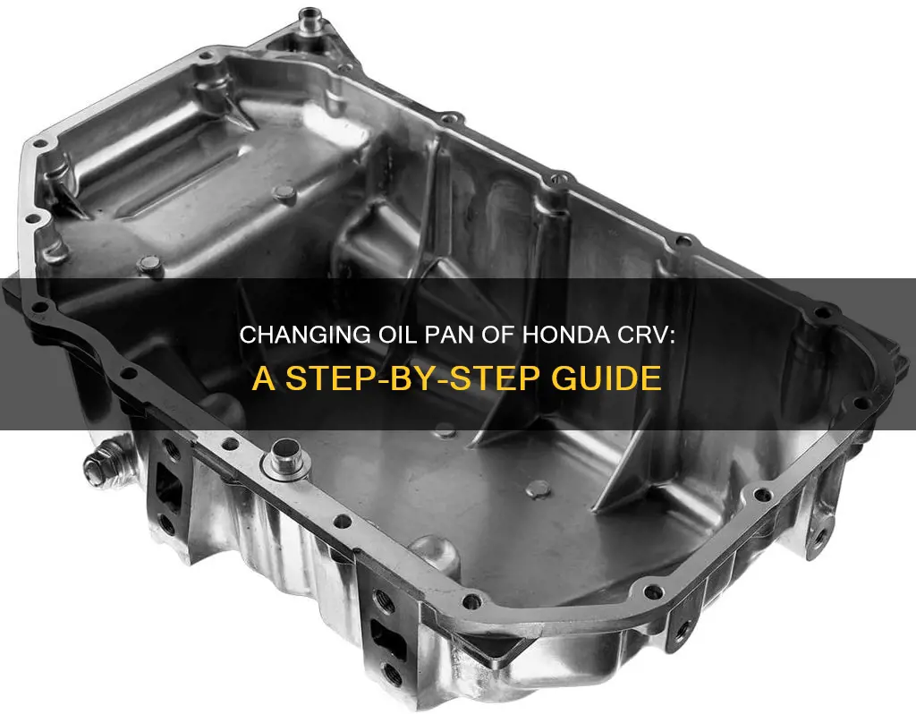 how to change the oil pan of honda crv 2010