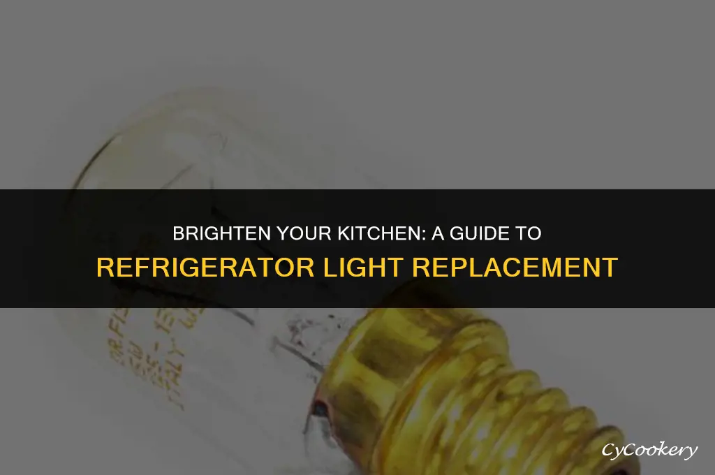 how to change the the light of my refrigerator